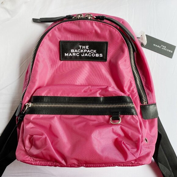 New Medium The Backpack Marc Jacobs in Trixie Pink/Black - Picture 1 of 10